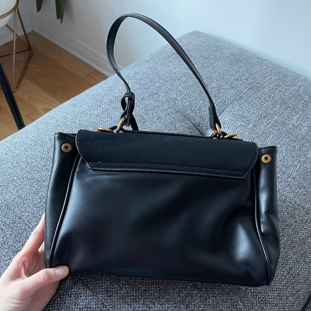Faux suede mini bag - Picture 5 of 12